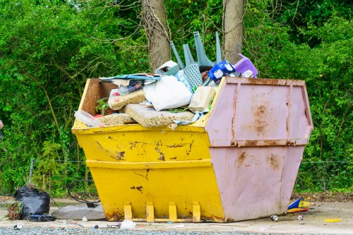 Professionals conducting loft clearance in Belmont